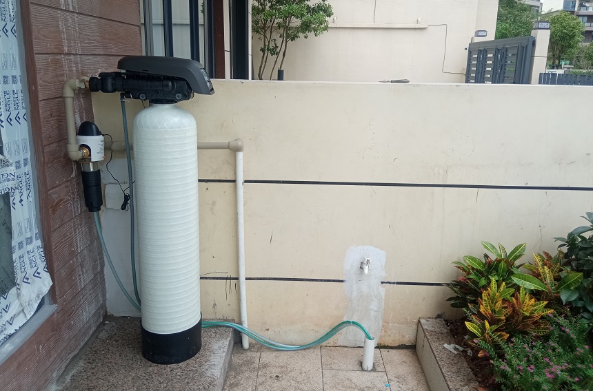 惠州碧桂园客户安装 前置过滤器+中央净水器案例(图1)