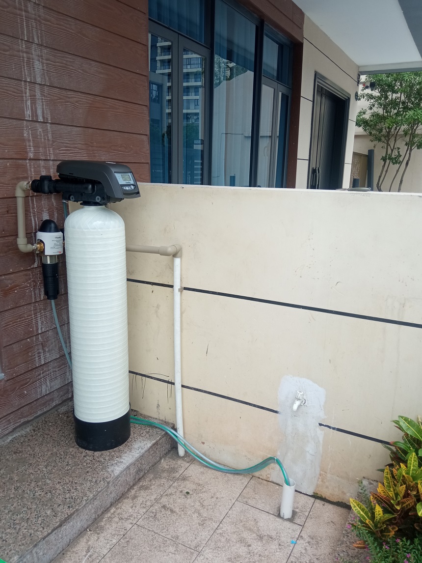 惠州碧桂园客户安装 前置过滤器+中央净水器案例(图2)